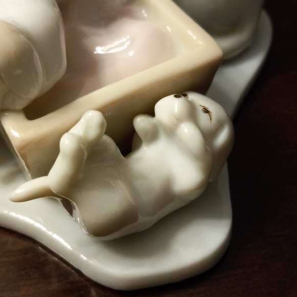 Vntg Simson Porcelain Home Buddies Figurines Frisky Frolic Made in Taiwan. - Picture 7 of 7